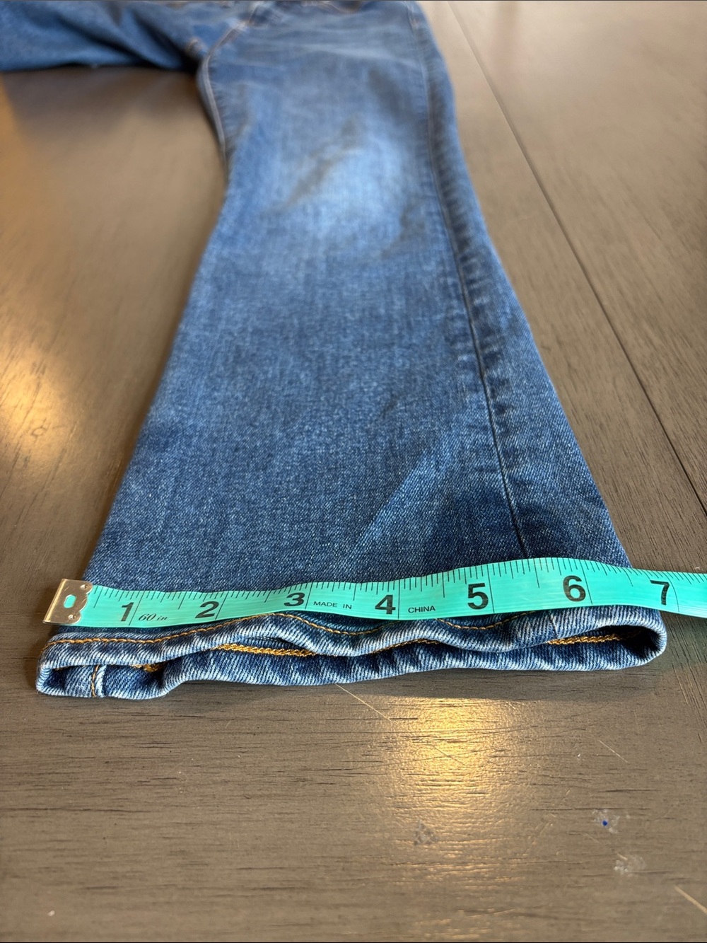π Veronica Beard Carly Kick Flare Jeans Womenβs 26 Dark Wash Staight Legπ - Picture 7 of 12